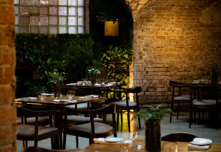 Alchemilla inside the restaurant